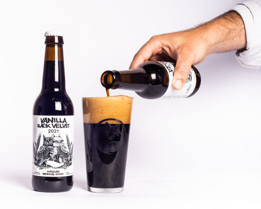 Cervesa artesana Guineu Vanilla Black Velvet